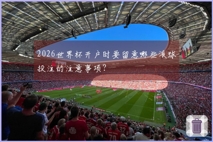 2026世界杯开户时要留意哪些滚球投注的注意事项？